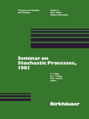 cover image of Seminar on Stochastic Processes, 1981